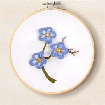 Forget me not - Stumpwork
